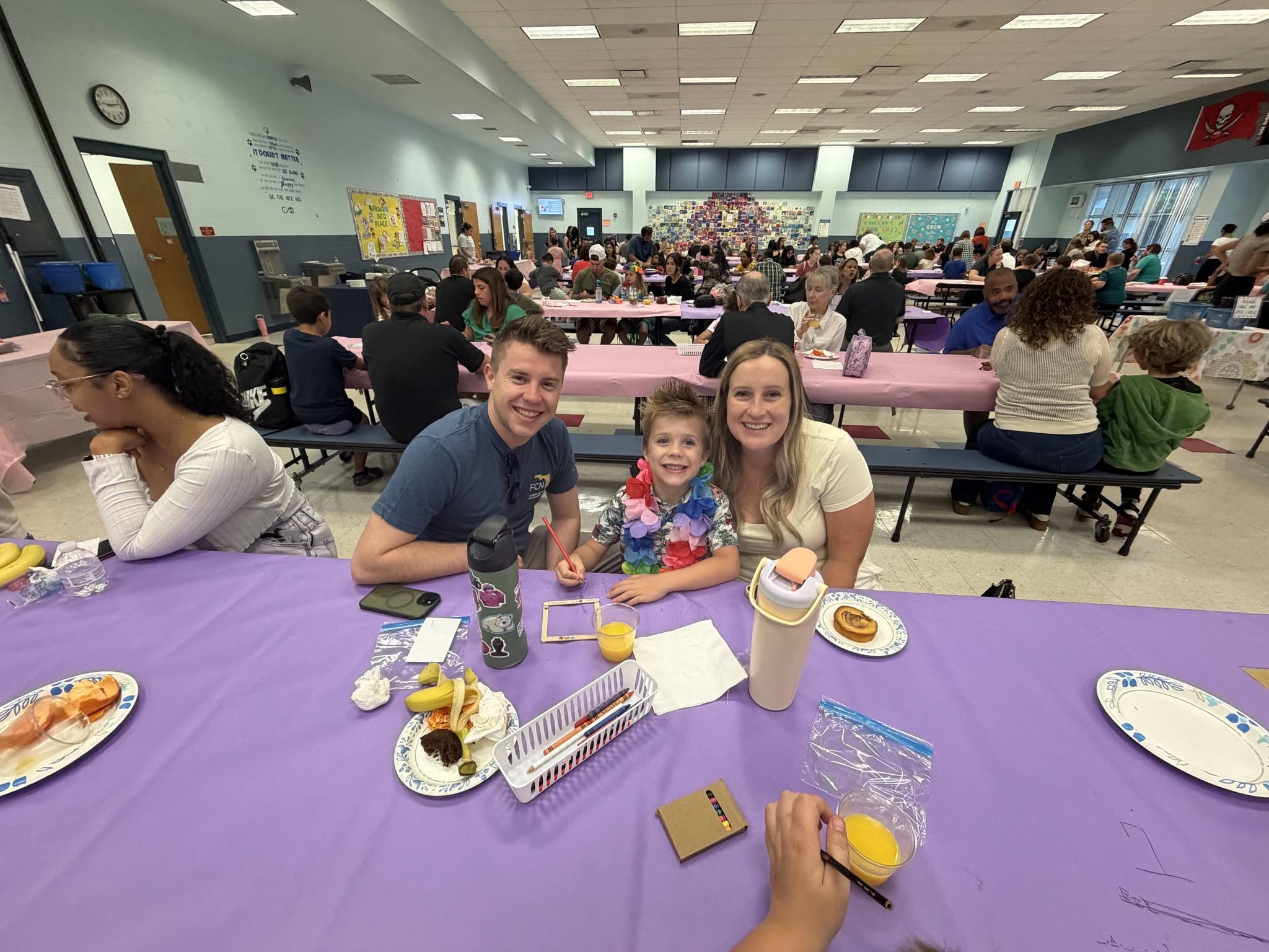 WCES Students with Parents - <p>ROARING Toward Greatness. Every Student. Every Day. Every Gain.&nbsp;</p>