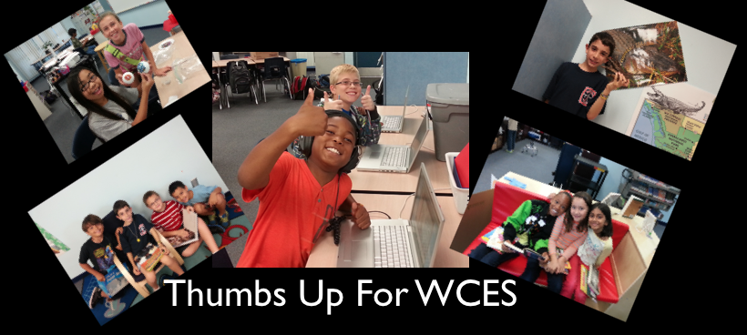 picture students thumbs up