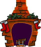 santa and chimney